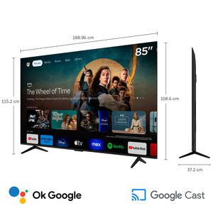 Televisor TCL QLED 85" UHD 4K Smart TV 85P7K