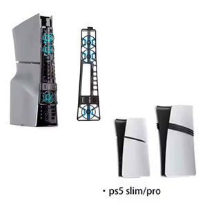 Cooler para PS5 Pro, Slim con Lector y Digital con Puerto USB, 3 velocidades, luces, ao