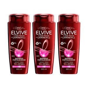 Shampoo Fortalecedorelvive Caída Resistente 680ml 3 Unid
