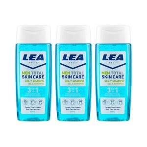 Gel Y Shampoolea 3 En 1 Frasco 300ml 3 Unid