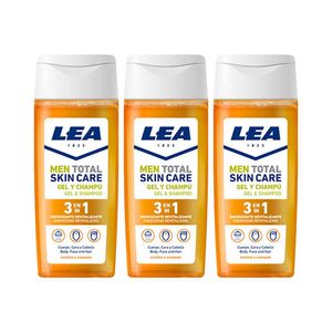 Gel Y Shampoolea 3 En 1 Frasco 300ml Revitalizante 3 Unid