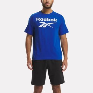 Polo Deportivo Reebok Hombre Identity Big Logo Tee 100071174 Azul