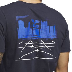 Polo Deportivo Adidas Hombre M C Photo Tee Jv9494 Azul