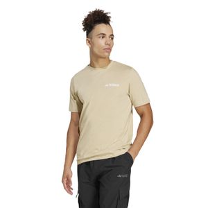 Polo Deportivo Adidas Hombre Tx Mountain Tee Jd6462 Beige