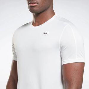 Polo Deportivo Reebok Hombre Ss Tech Tee 100057840 Blanco