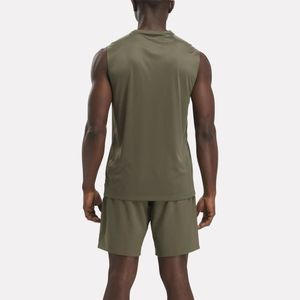Polo Deportivo Reebok Hombre Train Slvls Tech Tee 100071027 Verde