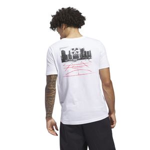 Polo Deportivo Adidas Hombre M C Photo Tee Jv9593 Blanco