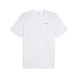 Polo Deportivo Puma Hombre Graphics Running Faster Tee M 526563 02 Blanco