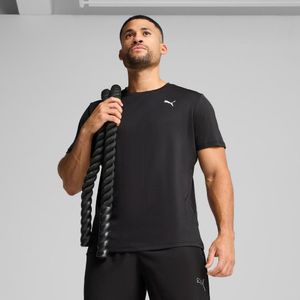 Polo Deportivo Puma Hombre M Tad Essential Poly Texture Tee 527155 01 Negro