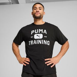 Polo Deportivo Puma Hombre M Graphics Train Logo Relaxed 526568 01 Negro