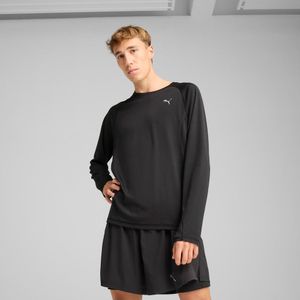 Polo Deportivo Puma Hombre M Run Velocity Long Sleeve (Po 526604 01 Negro