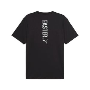 Polo Deportivo Puma Hombre Graphics Running Faster Tee M 526563 01 Negro