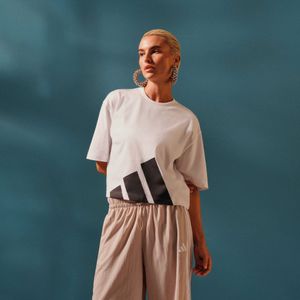 Polo Deportivo Adidas Mujer W Bl Sj Bf T Jg8737 Blanco