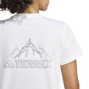 Polo Deportivo Adidas Mujer Tx Mountain Tee Iz0450 Blanco