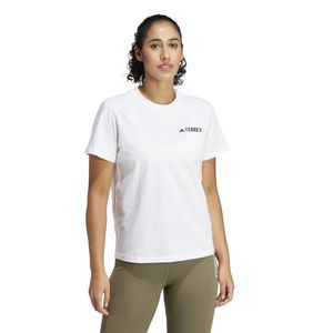 Polo Deportivo Adidas Mujer Tx Mountain Tee Iz0450 Blanco