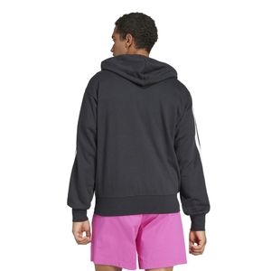 Casaca Deportiva Adidas Hombre M 3S Ft Fz Hd Jd1877 Negro