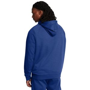 Polera Deportiva Under Armour Para Hombre Hoodie 1379758-432 Ua Rival Fleece Logo  Azul
