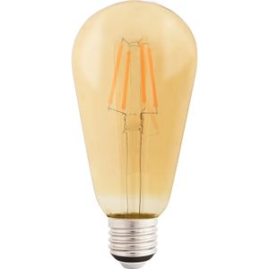 Foco Led Tramontina ST64 4 W 2200 K Luz Amarilla en Vidrio Ámbar
