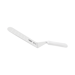 Espátula para Frituras Tramontina Profesional con Lámina en Acero Inoxidable y Mango de Polipropileno Blanco 9x3"