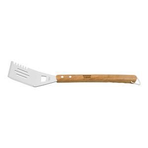 Espátula multifuncional Tramontina Churrasco con lámina de acero inoxidable y mango de madera 50 cm