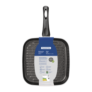 Bifera Tramontina Paris en Aluminio con Revestimiento Interno con Antiadherente Starflon Max y Externo de Silicona Negro 28 cm 2,3 L