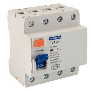 Dispositivo residual TR-40 4P 40A 30mA 6KA