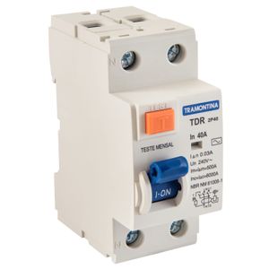 Dispositivo residual TR-63 2P 40A 30mA 6KA