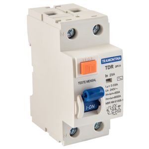 Tramontina TDR-25 2-pole residual current circuit breaker 25 A, 30 mA, 6KA