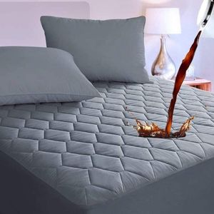 Protector Impermeable Anti-Fluidos Para Colchon 1.5 Plz -Azul Dyv