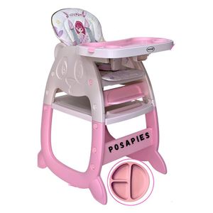 Silla de Comer Carpeta Panda Musical 3 en 1 Rosado