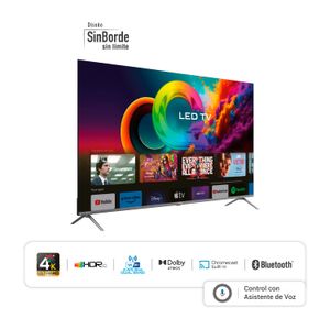 Televisor Hyundai 65" HYLED6513QG 4K QLED Gris