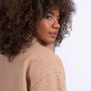 Casaca Mujer Ei25vika Peluche - Beige