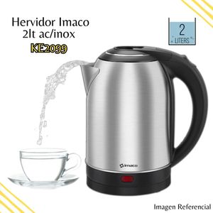 Hervidor Eléctrico de Acero Inoxidable Imaco de 2 Lt de 1500W - KE2099