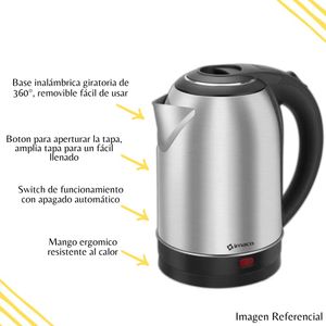Hervidor Eléctrico de Acero Inoxidable Imaco de 2 Lt de 1500W - KE2099