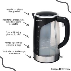 Hervidor Eléctrico Imaco de 3 Lt de 2200W - KE3000
