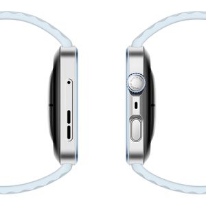 Smartwatch Huawei Fit 4 Pro, pantalla AMOLED 1.82", sensor ECG, 10 días de batería, resistente al agua 5ATM, IP6X, compatible Android/iOS, azul