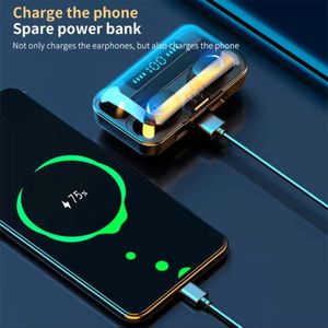 Audífonos Inalámbricos F9 con Powerbank Bluetooth