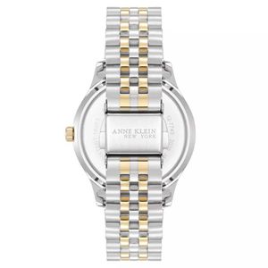 RELOJ ANNE KLEIN MUJER ANÁLOGO MADRE PERLA PIEDRAS BITONO - 7743
