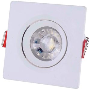Spot LED Tramontina cuadrado 7 W 3000 K luz amarillo