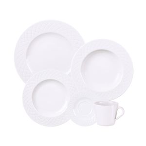 Vajilla Tramontina Ingrid en Porcelana 20 Piezas