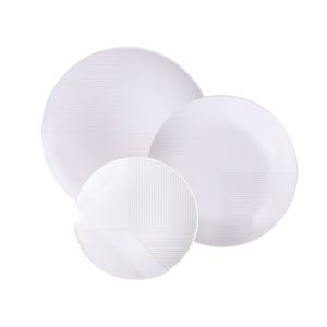 Juego de Platos Tramontina Grid en Porcelana Decorada 12 Piezas