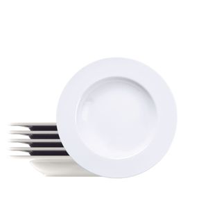 Kit Plato Hondo Tramontina Sophia en Porcelana 23 cm 06 Piezas