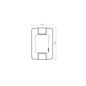 Conjunto 4x2 con 1 Entrada RJ45 cat. 6 Tramontina Aria Blanco