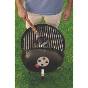 Cepillo para parrillas Tramontina Churrasco con lámina de acero inoxidable y mango de madera  46,7 cm