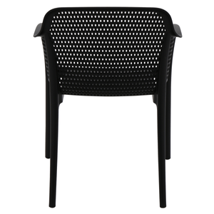 Silla Tramontina Gabriela en Polipropileno y Fibra de Vidrio Negro
