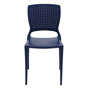 Silla Tramontina Safira en Polipropileno y Fibra de Vidrio Azul Yale