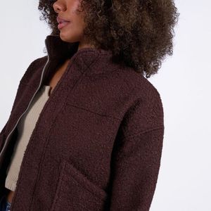 Casaca Mujer Ei25vika Peluche - Marron