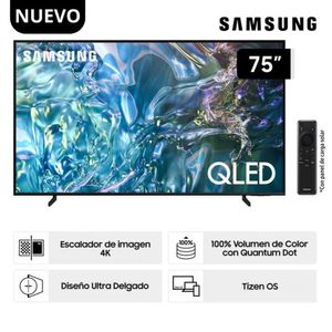 Televisor Samsung 75 QLED UHD 4K Smart QN75Q60DAGXPE