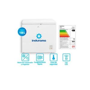 CONGELADORA INDURAMA CI-220BL 198LITROS DEFROST BLANCO