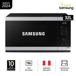 MICROONDAS SAMSUNG 32L MG32DG4524ATPE CHEF CON DORADOR